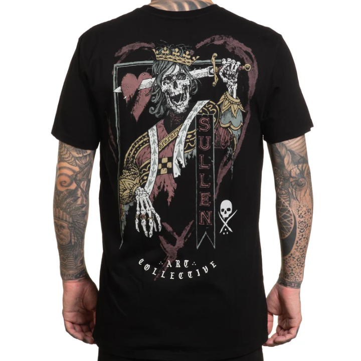 S/S KING OF HEARTS - BLK
